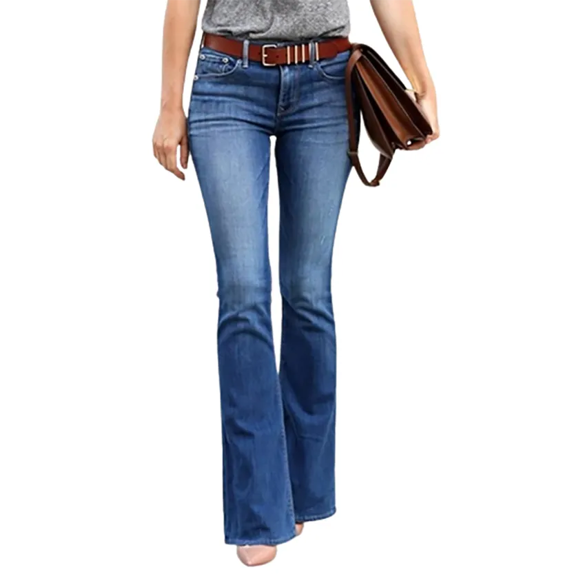 Funki Buys | Pants | Women's Boyfriend Jeans | Mid Waist