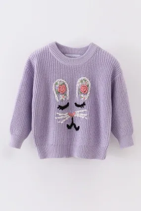 Hand made bunny sweater