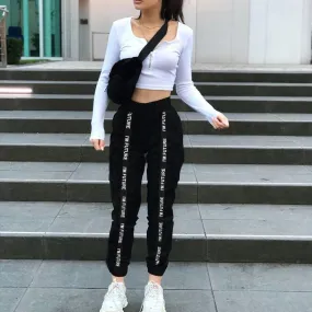 High Waist Cargo Joggers