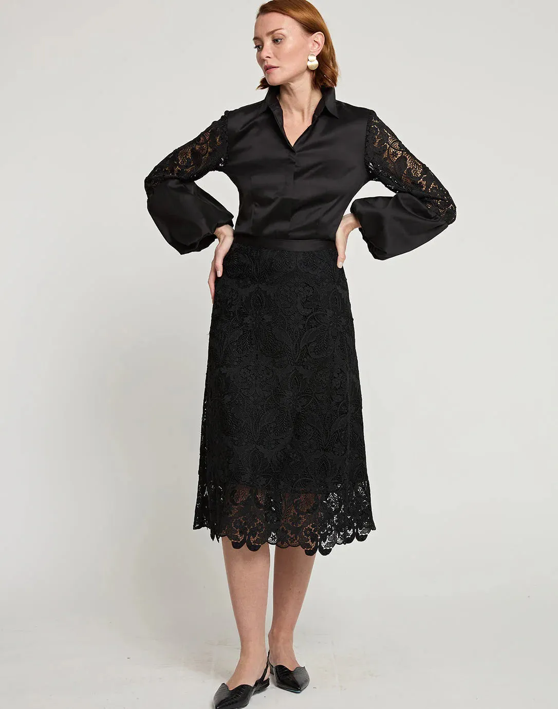 HINSON WU - GLORIA LACE SKIRT