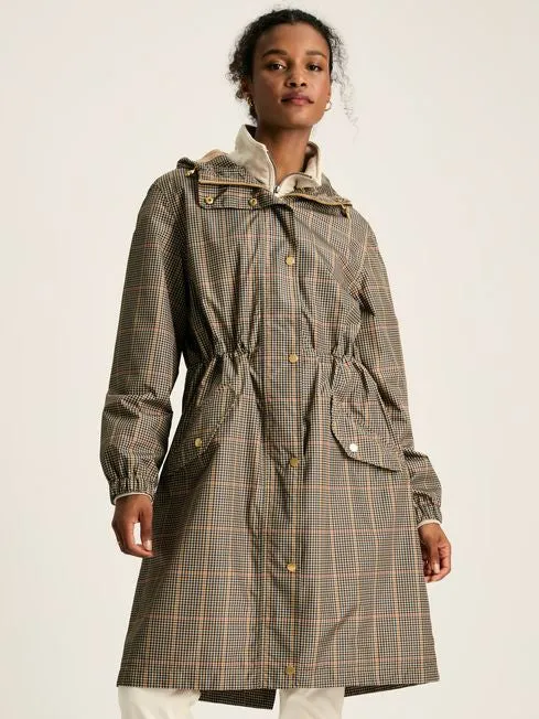 Holkham Brown Waterproof Packable Raincoat With Hood - Brown