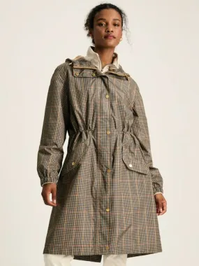 Holkham Brown Waterproof Packable Raincoat With Hood - Brown