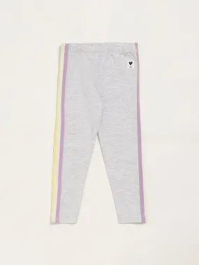 HOP Kids Grey Striped Leggings