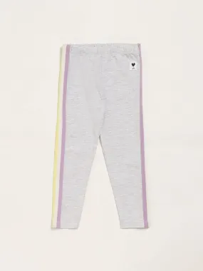 HOP Kids Grey Striped Leggings