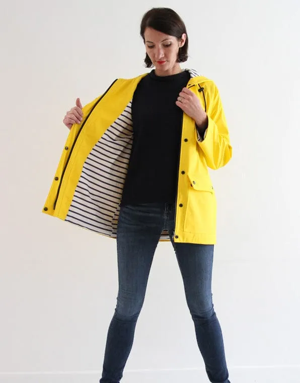 Jacques Ladies Raincoat Sewing Pattern, I AM Patterns