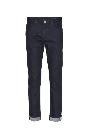 Knowledge Cotton Apparel Oak Blue Rinse Selvedge Denim - GOTS/Vegan
