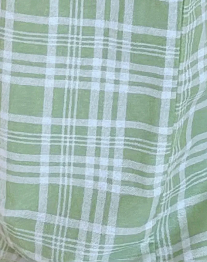 Lirura Trouser in Table Cloth Neo Mint