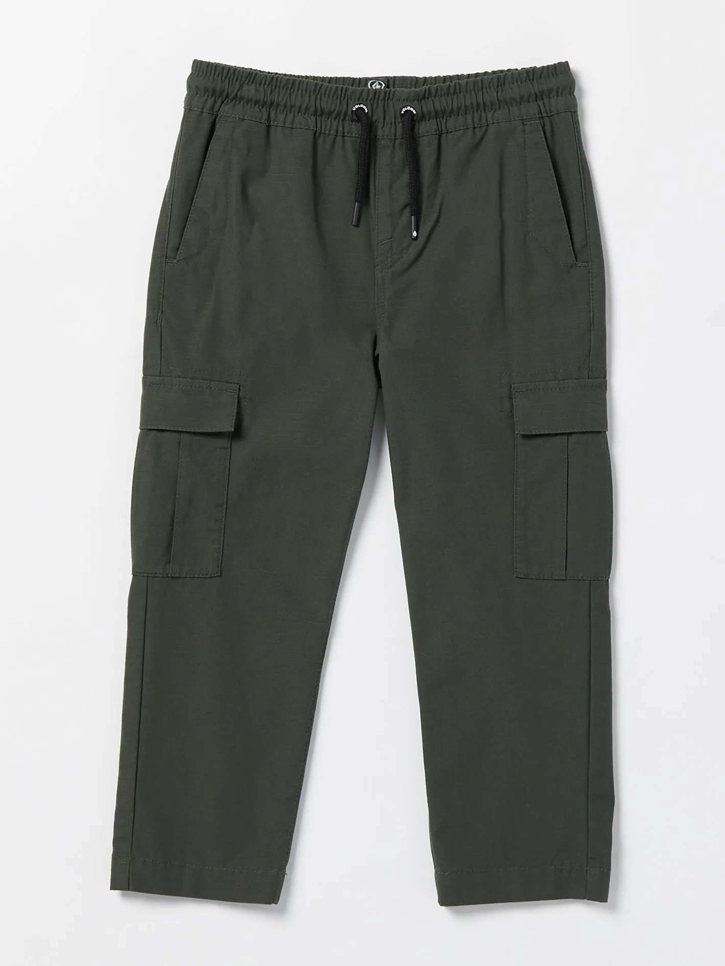Little Boys March Cargo Elastic Waist Pants - Stealth