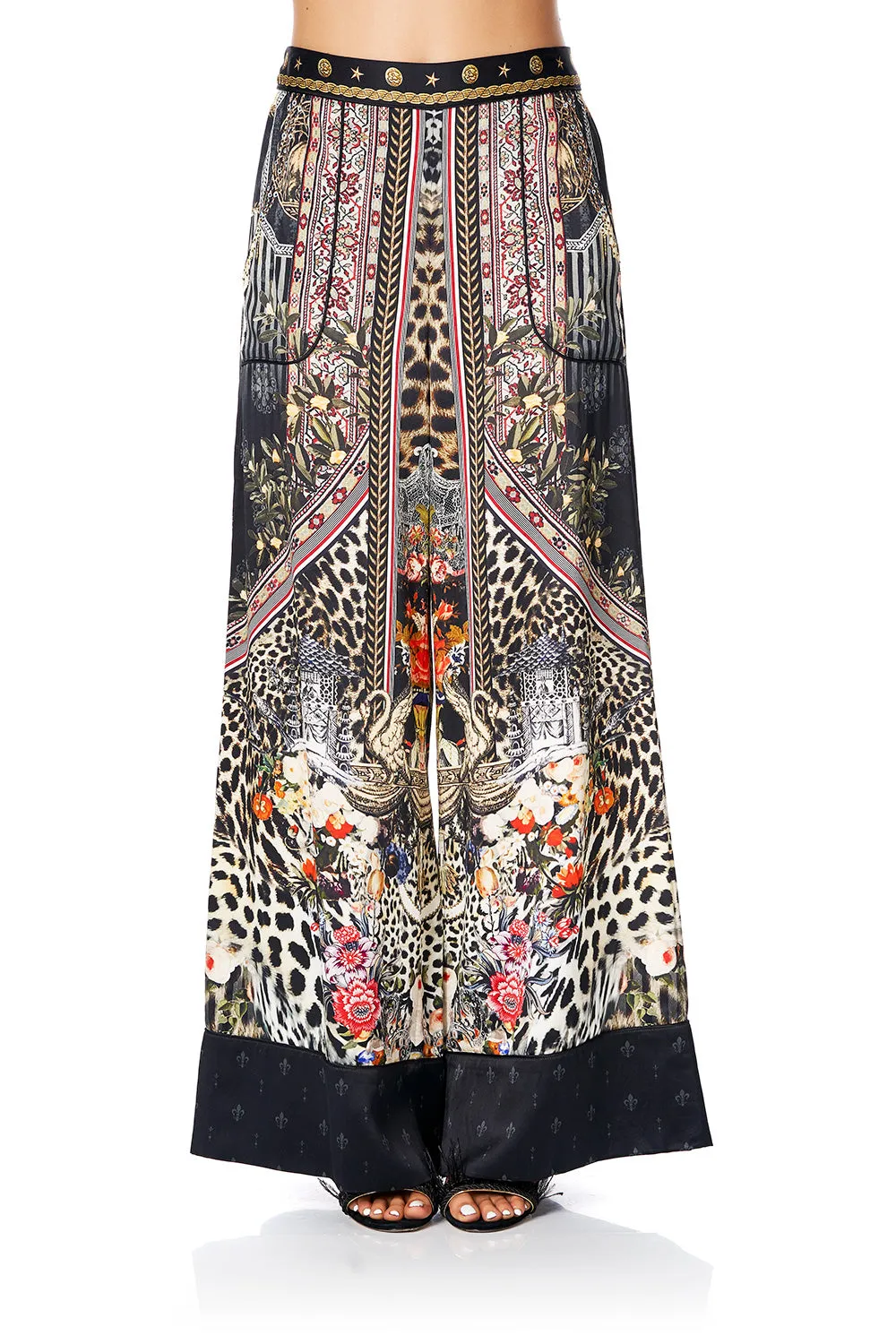 LOUNGE TROUSER WITH CUFFS MARAIS AT MIDNIGHT