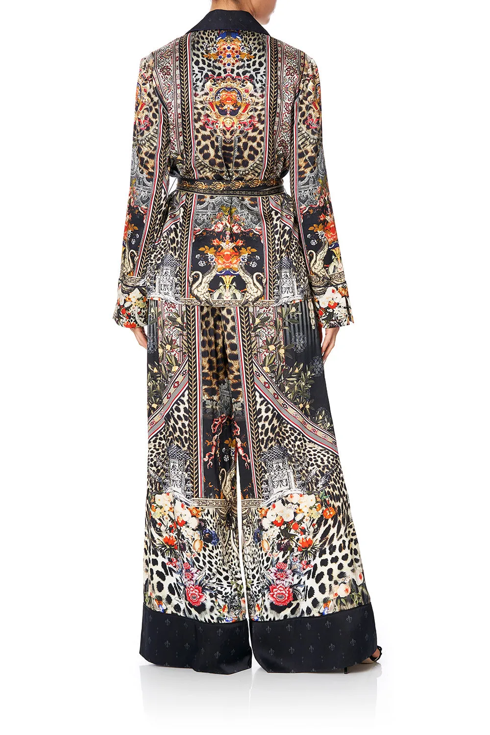 LOUNGE TROUSER WITH CUFFS MARAIS AT MIDNIGHT