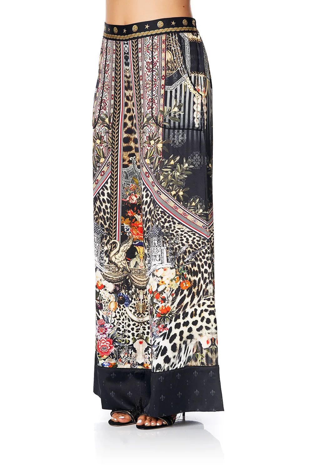 LOUNGE TROUSER WITH CUFFS MARAIS AT MIDNIGHT