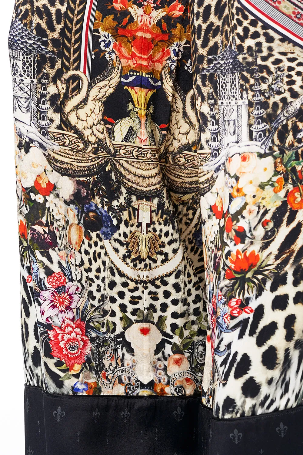 LOUNGE TROUSER WITH CUFFS MARAIS AT MIDNIGHT