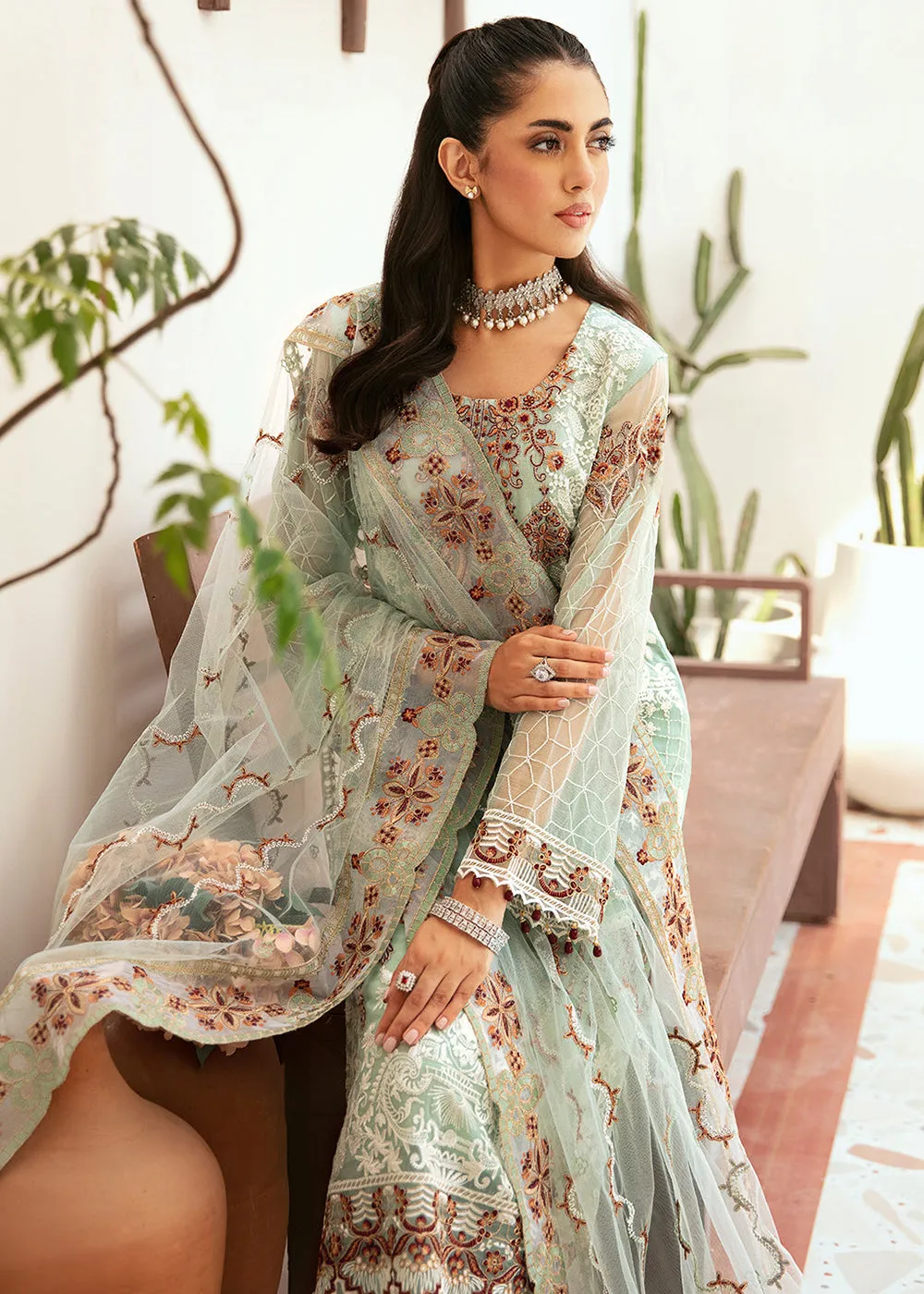 Luxury Chiffon Collection 2024 by Ramsha | F-2607