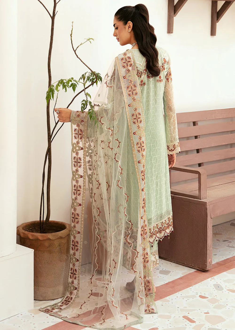 Luxury Chiffon Collection 2024 by Ramsha | F-2607