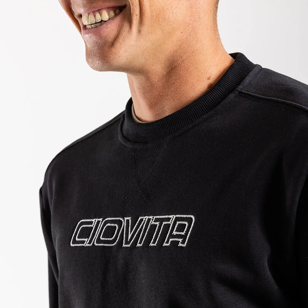Men's Crew Neck Sweater (Black)
