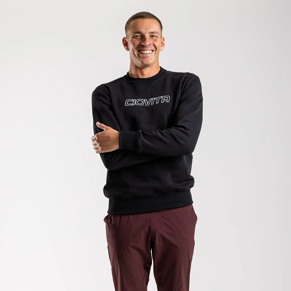 Men's Crew Neck Sweater (Black)