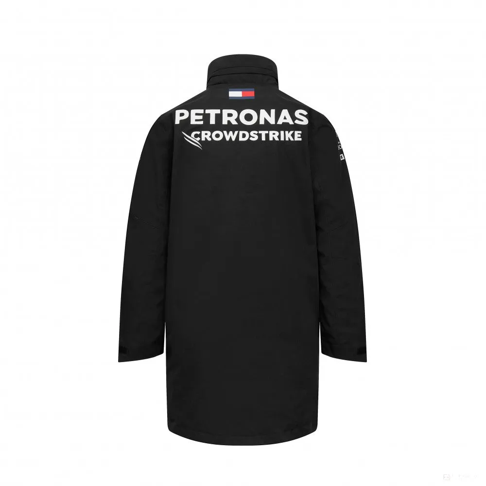 Mercedes Team Mens Rain Jacket, Black, 2023