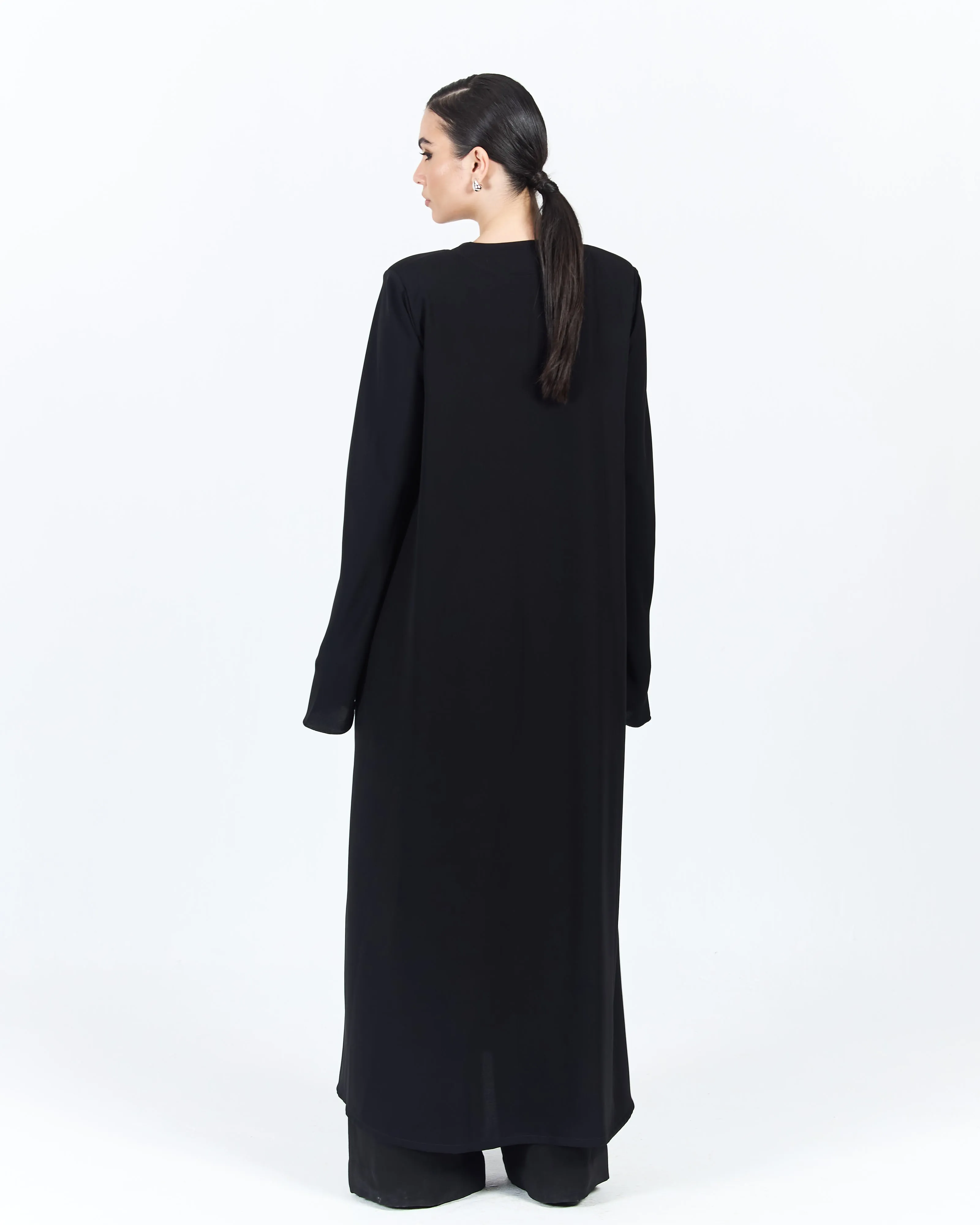 MERMAID SLEEVES ZIPPER ABAYA