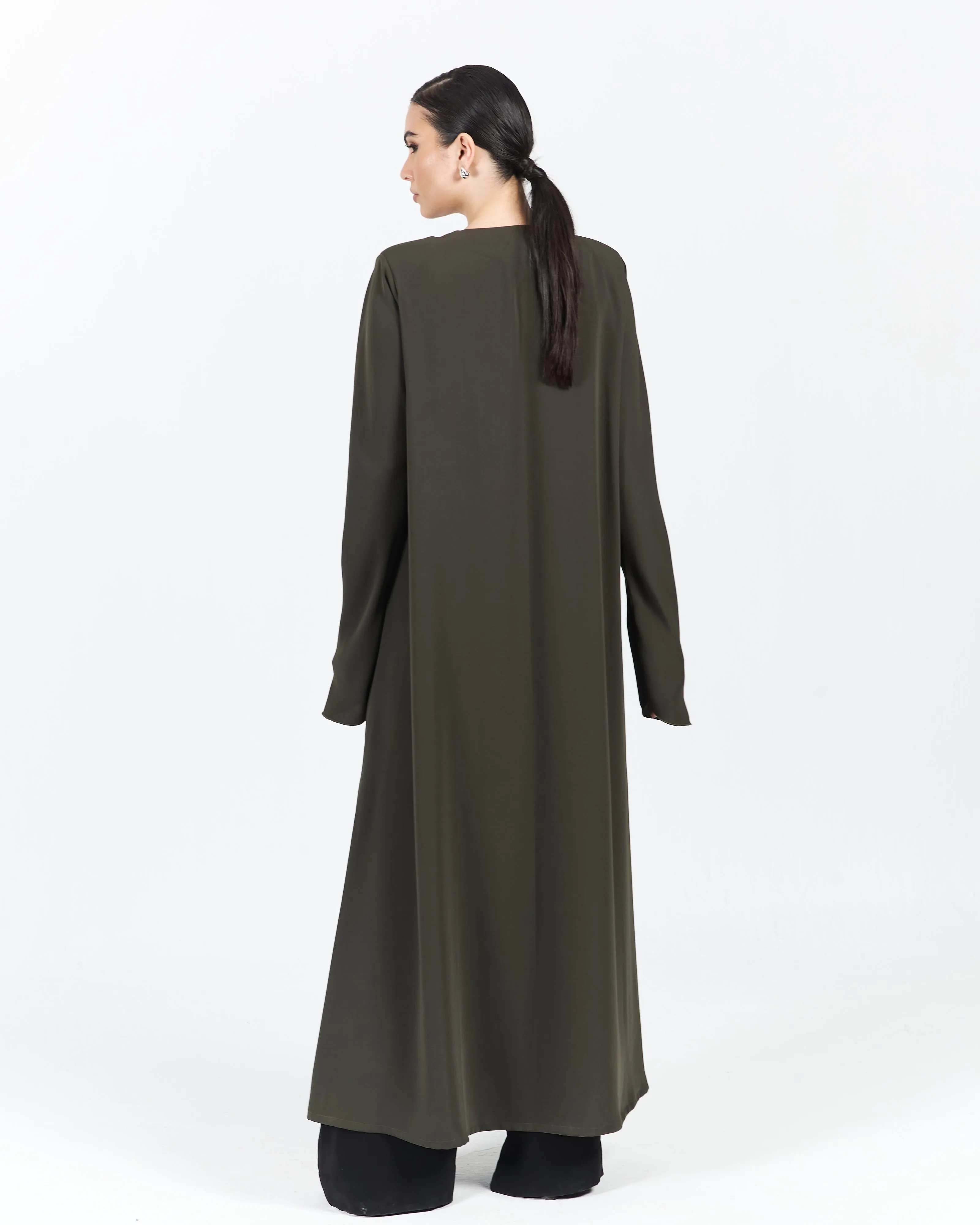 MERMAID SLEEVES ZIPPER ABAYA