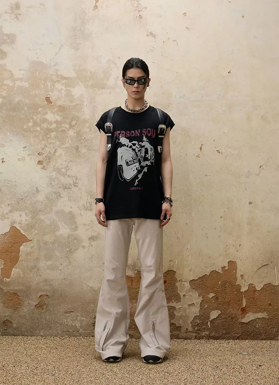 Micro Flare Slim Fit Cargo Pants