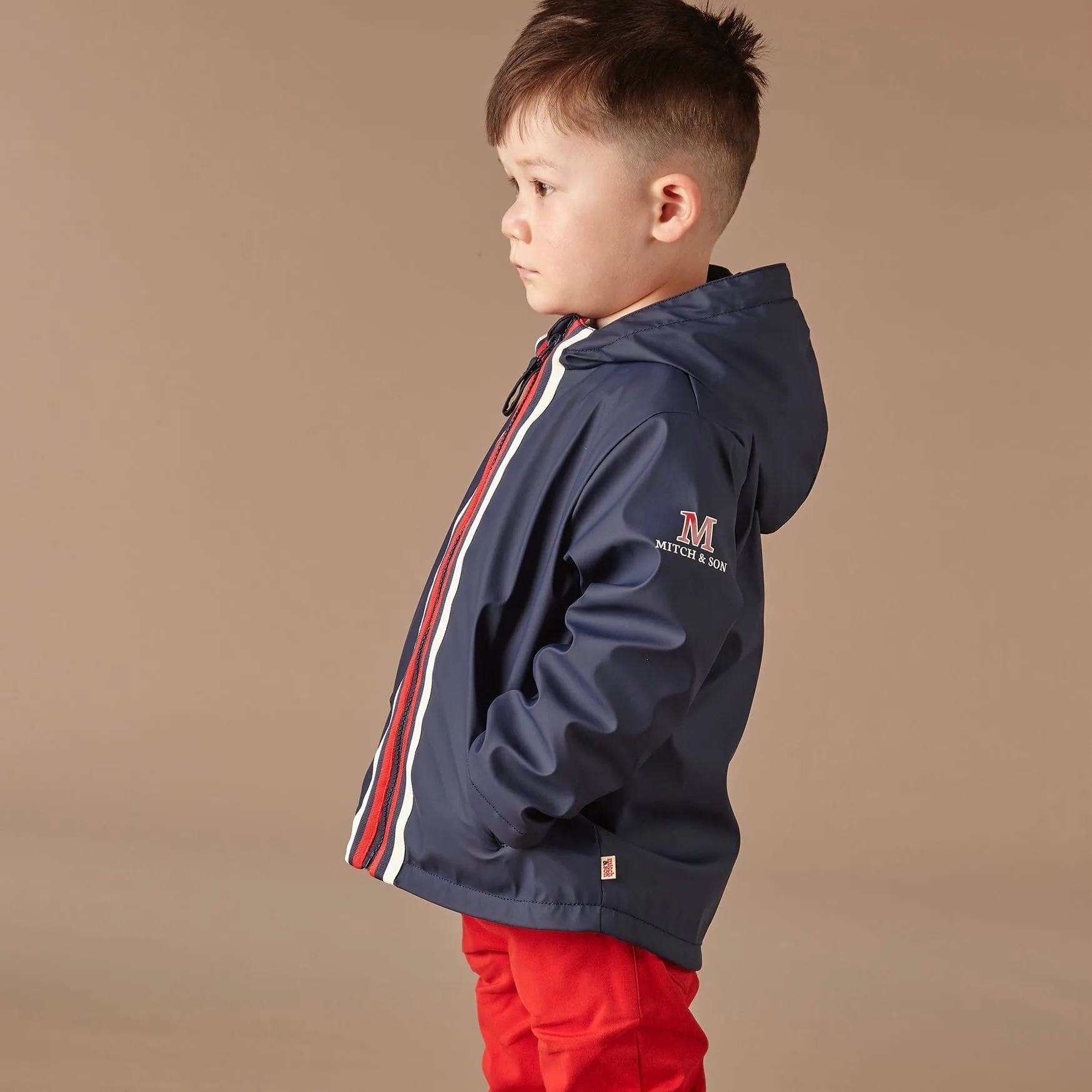 MITCH & SON - Forbes Raincoat - Blue Navy