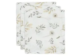 Mouth Cloth Muslin Wild Flowers - 3 Pack