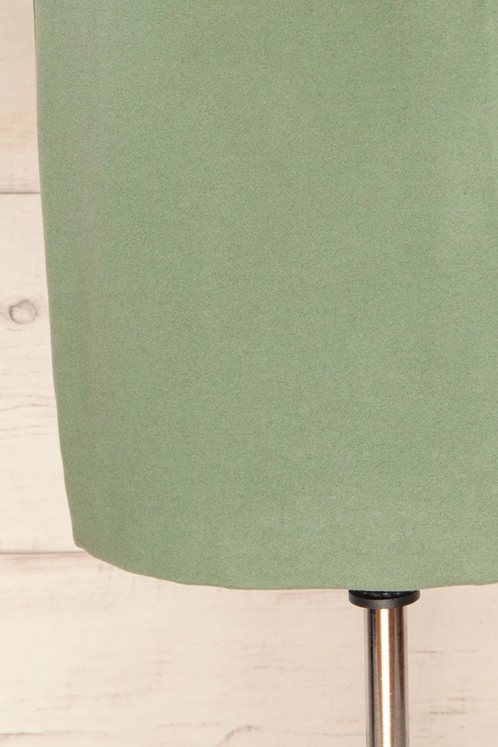 Nahaven Sage | Buttoned Trench Coat