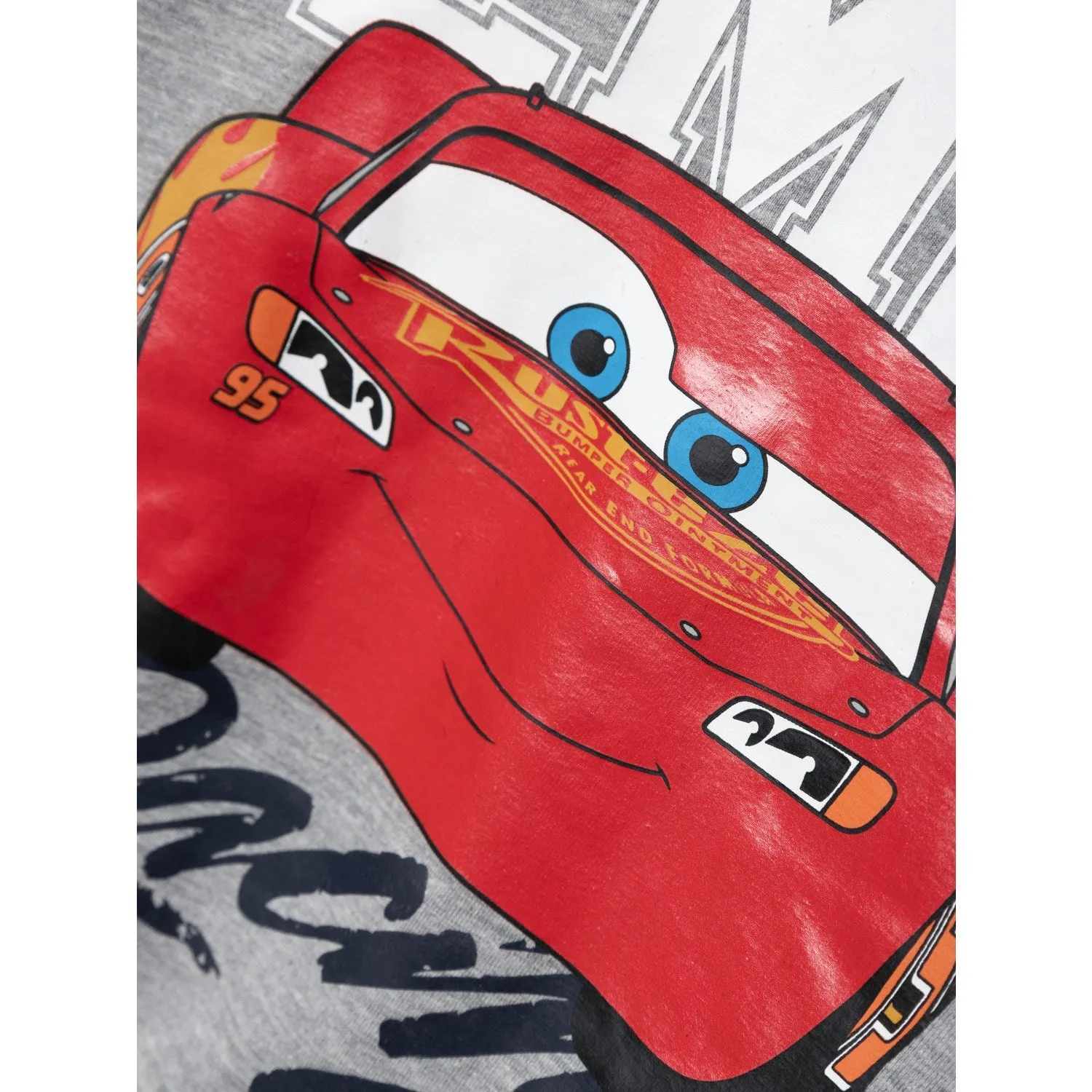 Name It Grey Melange Ans Cars Crewneck