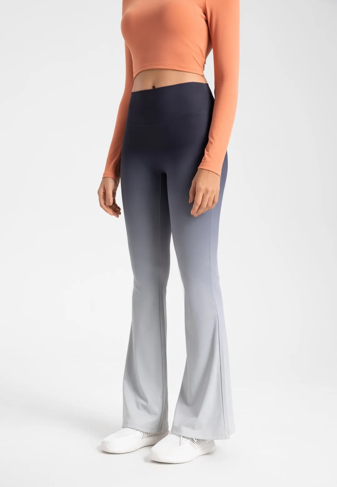 Ombre Print Flared Leggings by Anna-Kaci