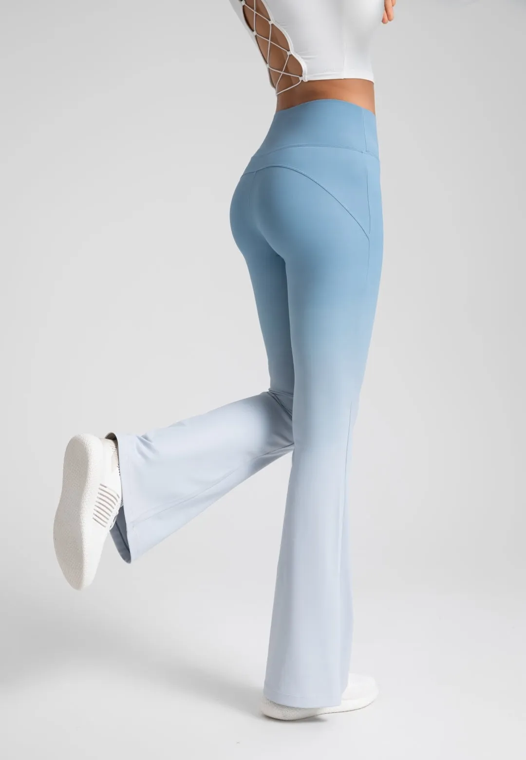 Ombre Print Flared Leggings by Anna-Kaci