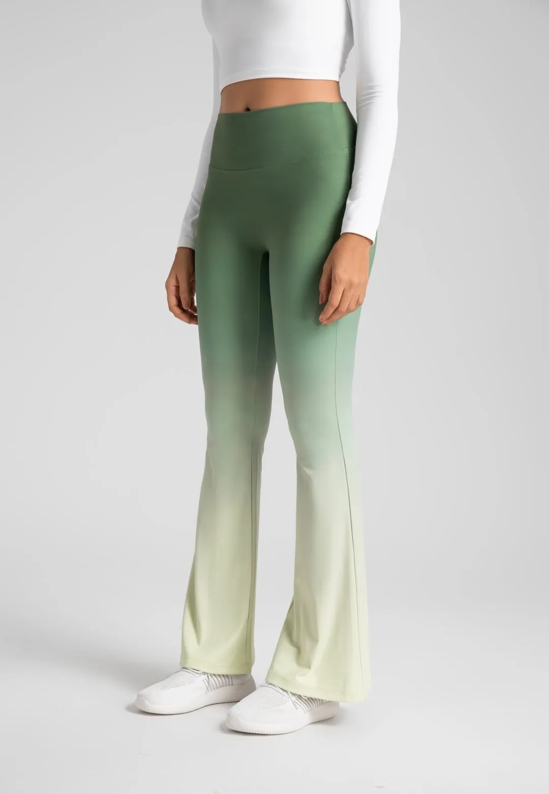 Ombre Print Flared Leggings by Anna-Kaci