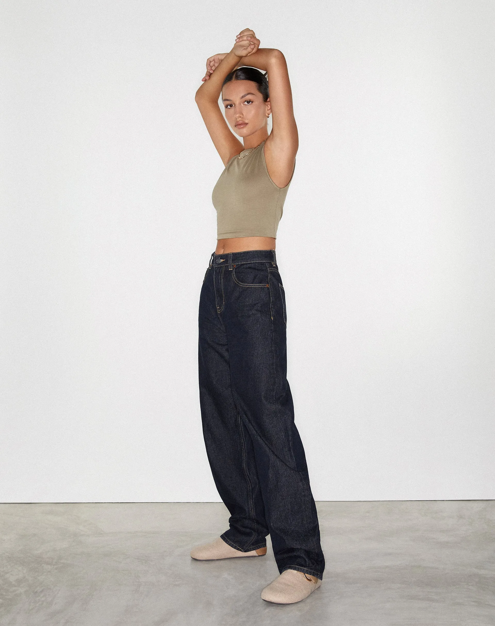 Parallel Jeans in Deep Indigo