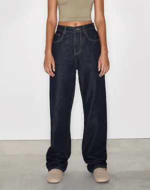 Parallel Jeans in Deep Indigo