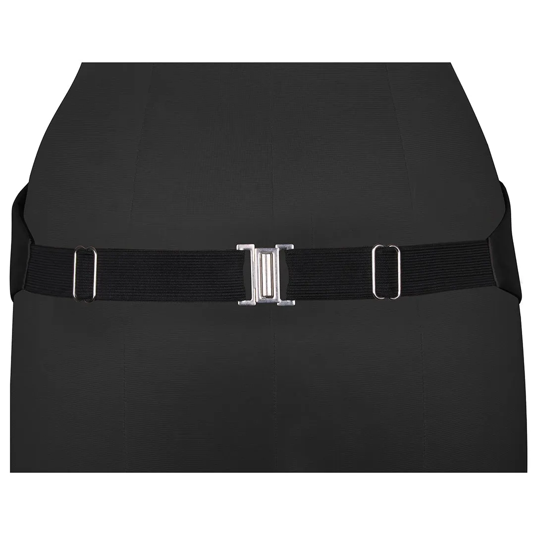 Peluche Regal Attire Black Cummerband & Bowtie Set