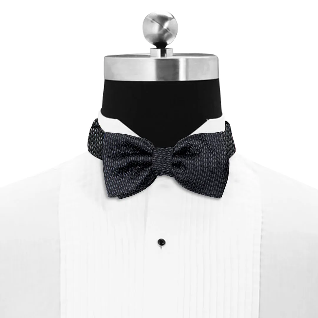Peluche Regal Attire Black Cummerband & Bowtie Set