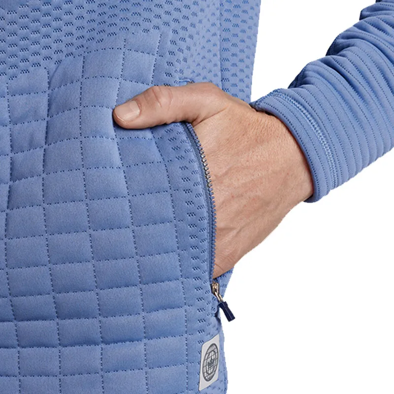 PETER MILLAR Orion Performance Quilted Hooded Men's Jacket (Infinity)