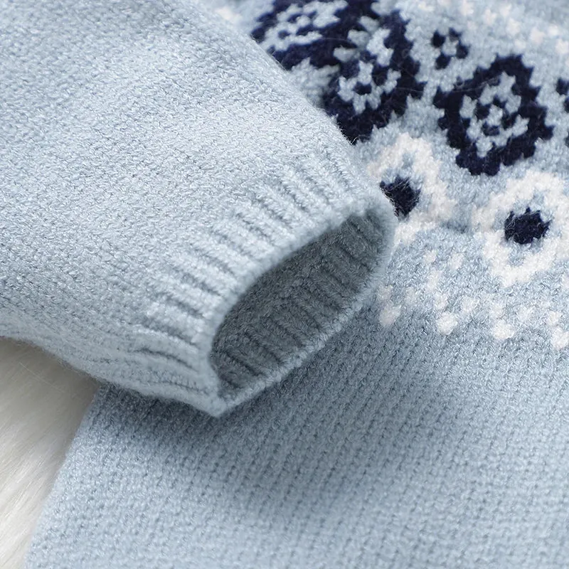 Petite Knit® Fair Isle Sweater & Trousers Set