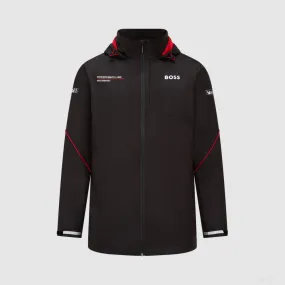 Porsche rain jacket, team, black, 2023