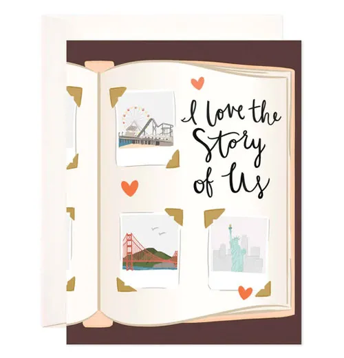 "I Love the Story of Us" Card