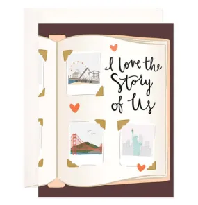 "I Love the Story of Us" Card
