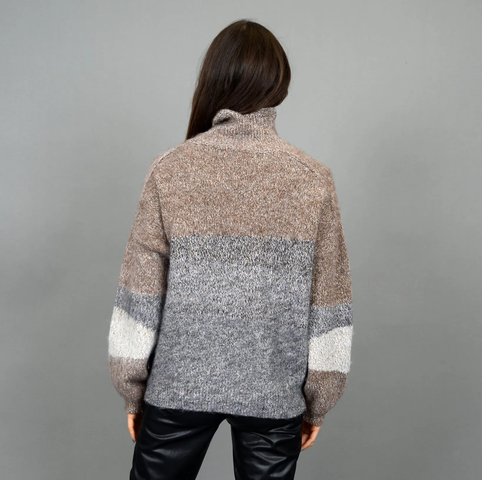 RD Style Britannia Mock Neck Sweater