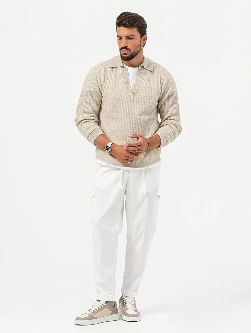 ROMEO SWEATER IN CREAM