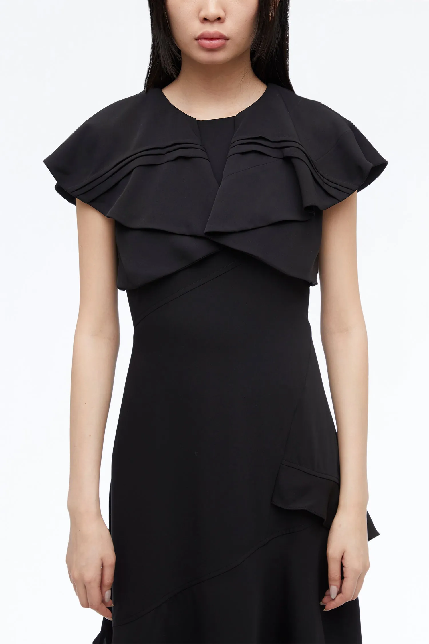 Ruffle Midi Dress