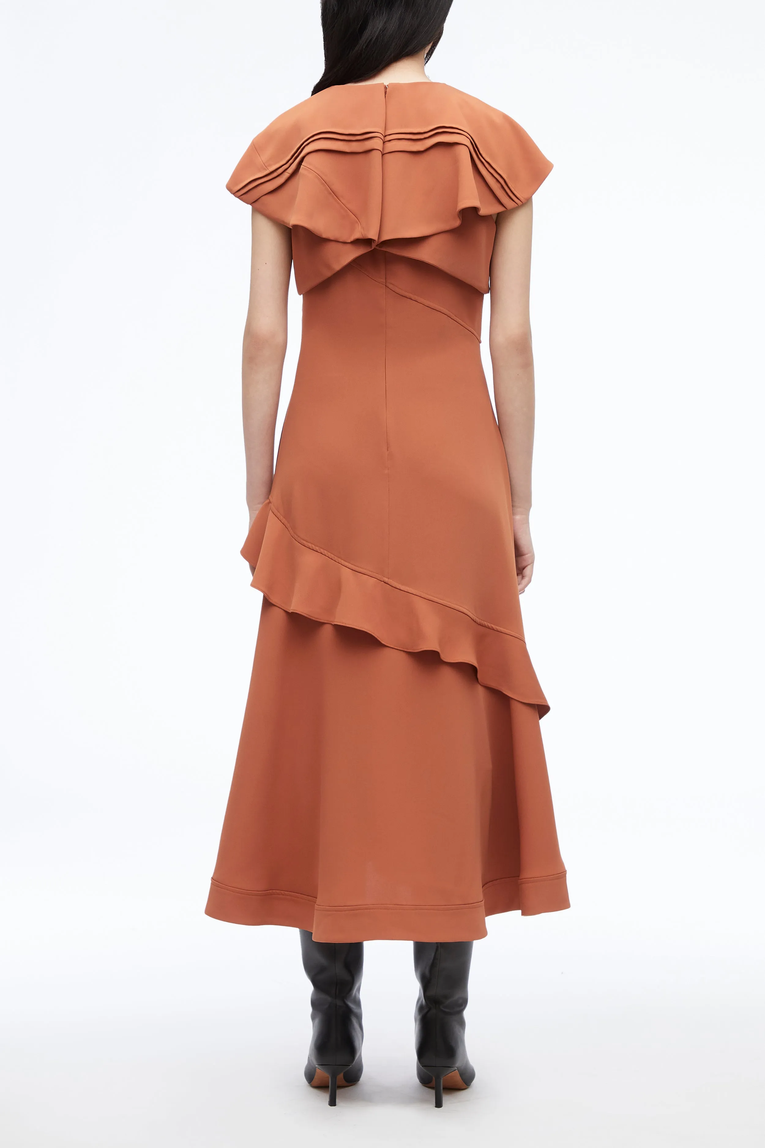 Ruffle Midi Dress