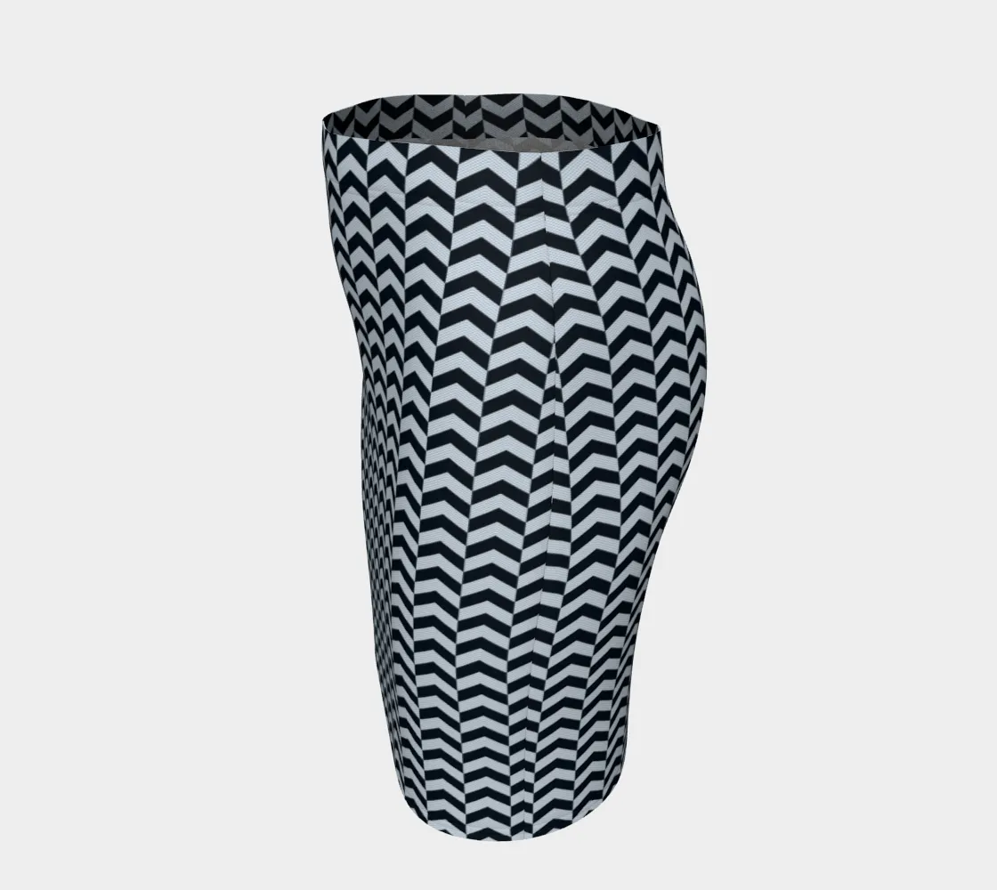 Sawtooth Fitted Skirt
