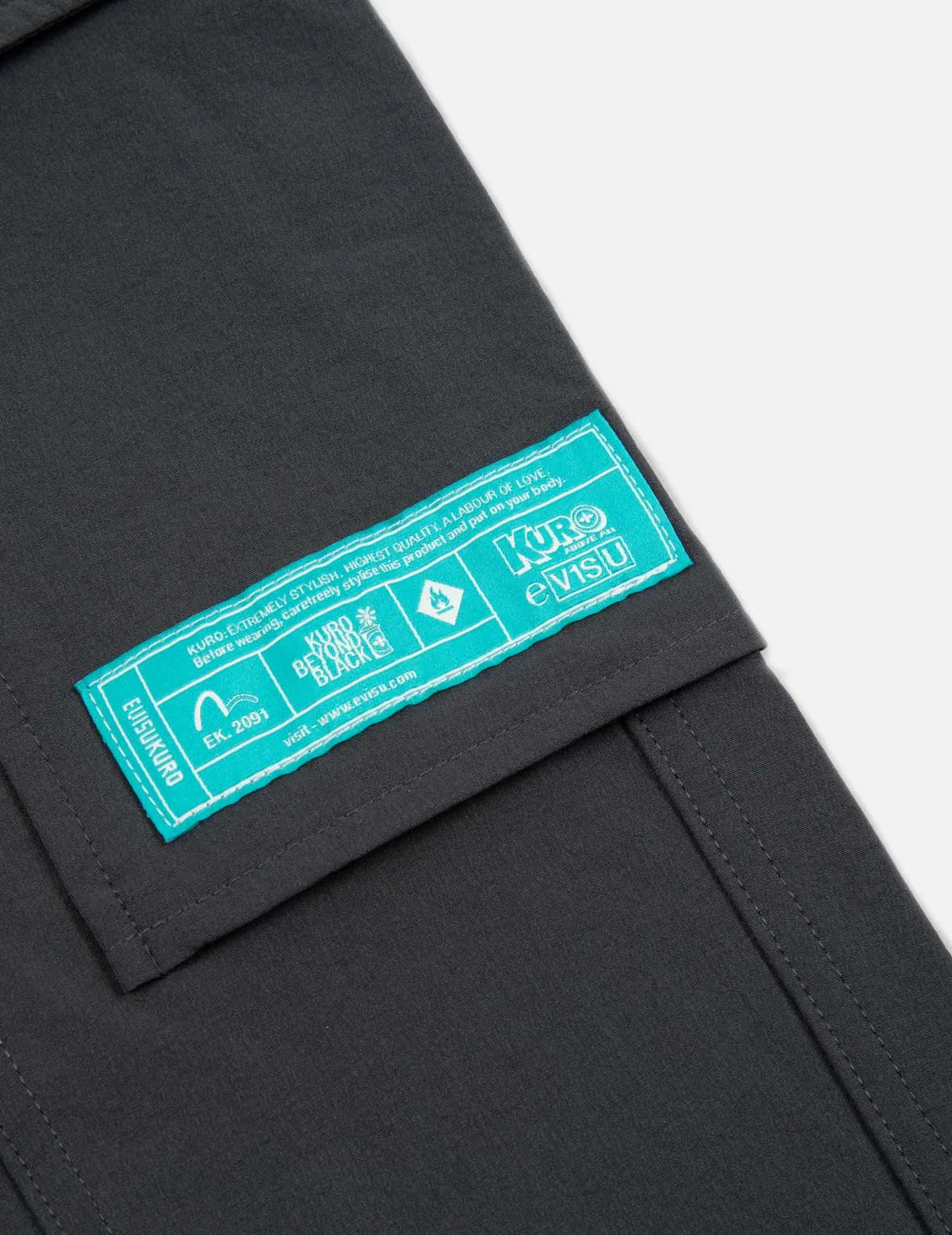 Seagull Print Cargo Pants