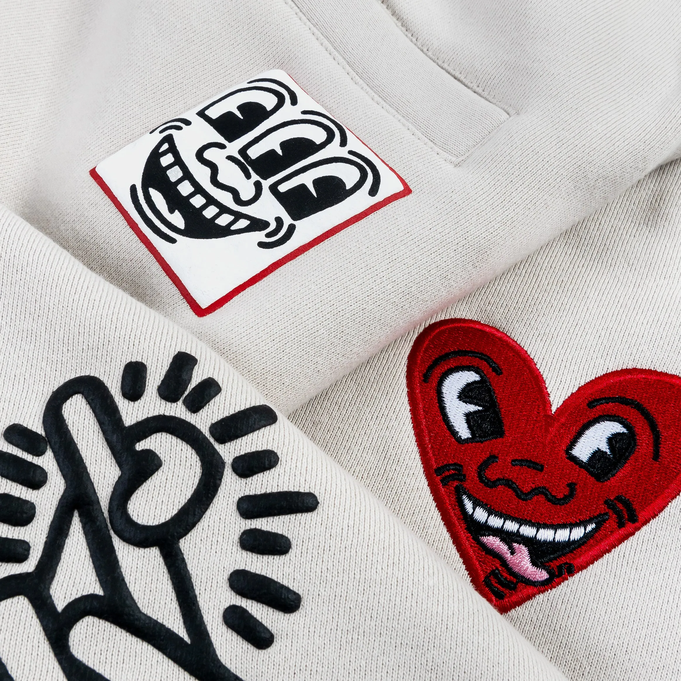 SP x Keith Haring Good Vibes Joggers Mens Pants (Beige/Black)