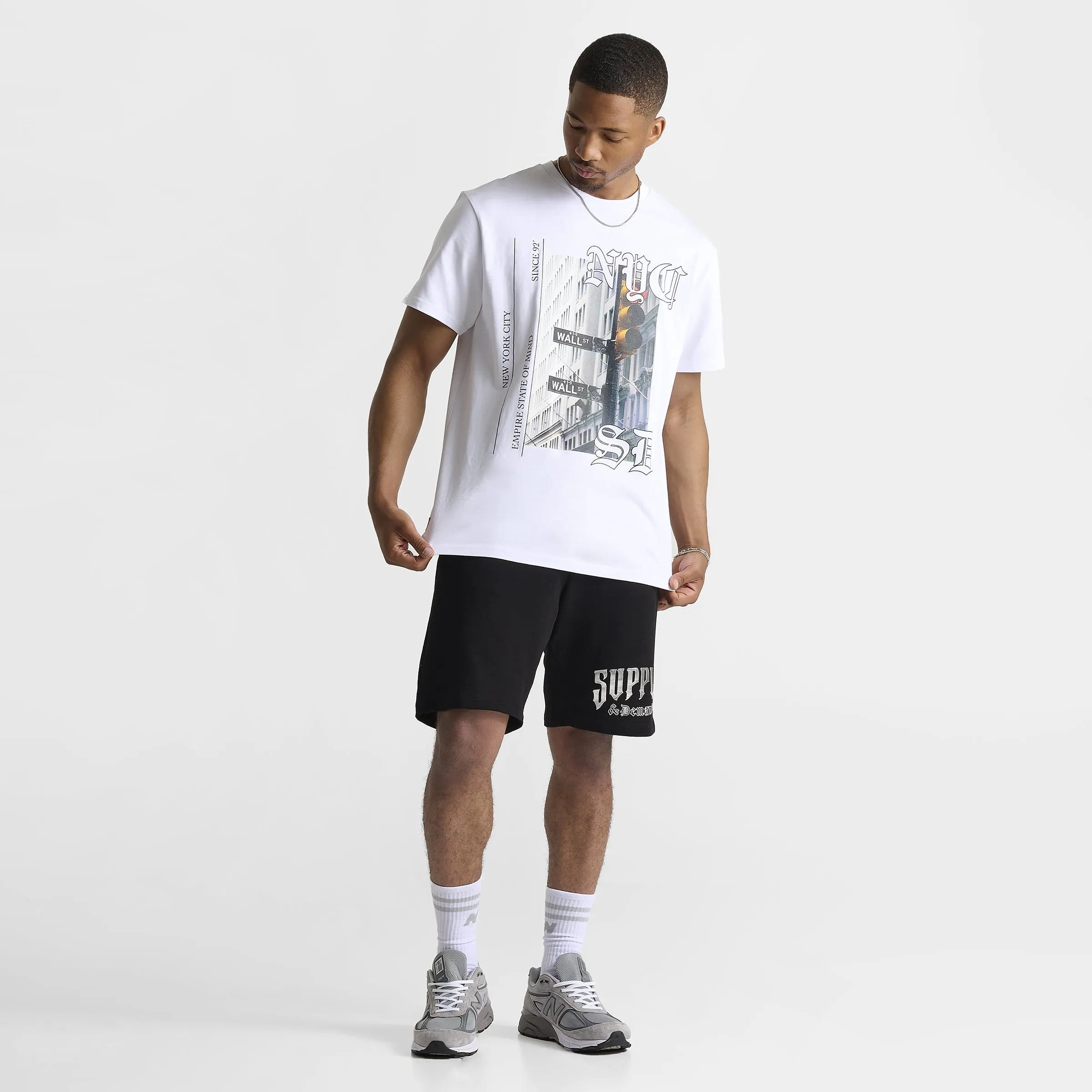 Supply & Demand Lights T-Shirt / Optic White