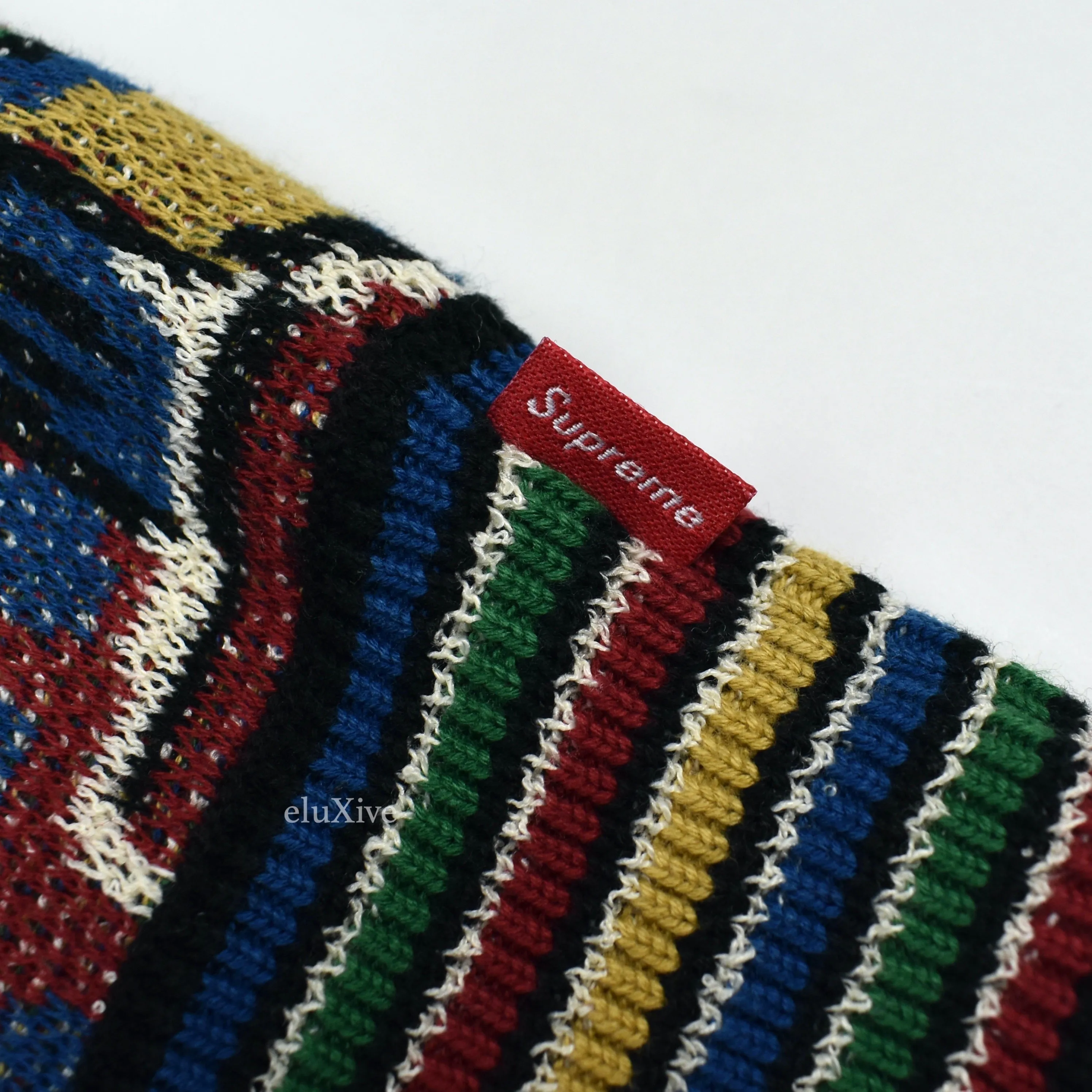 Supreme x Missoni - Multicolor Skyline Jacquard Logo Knit Sweater
