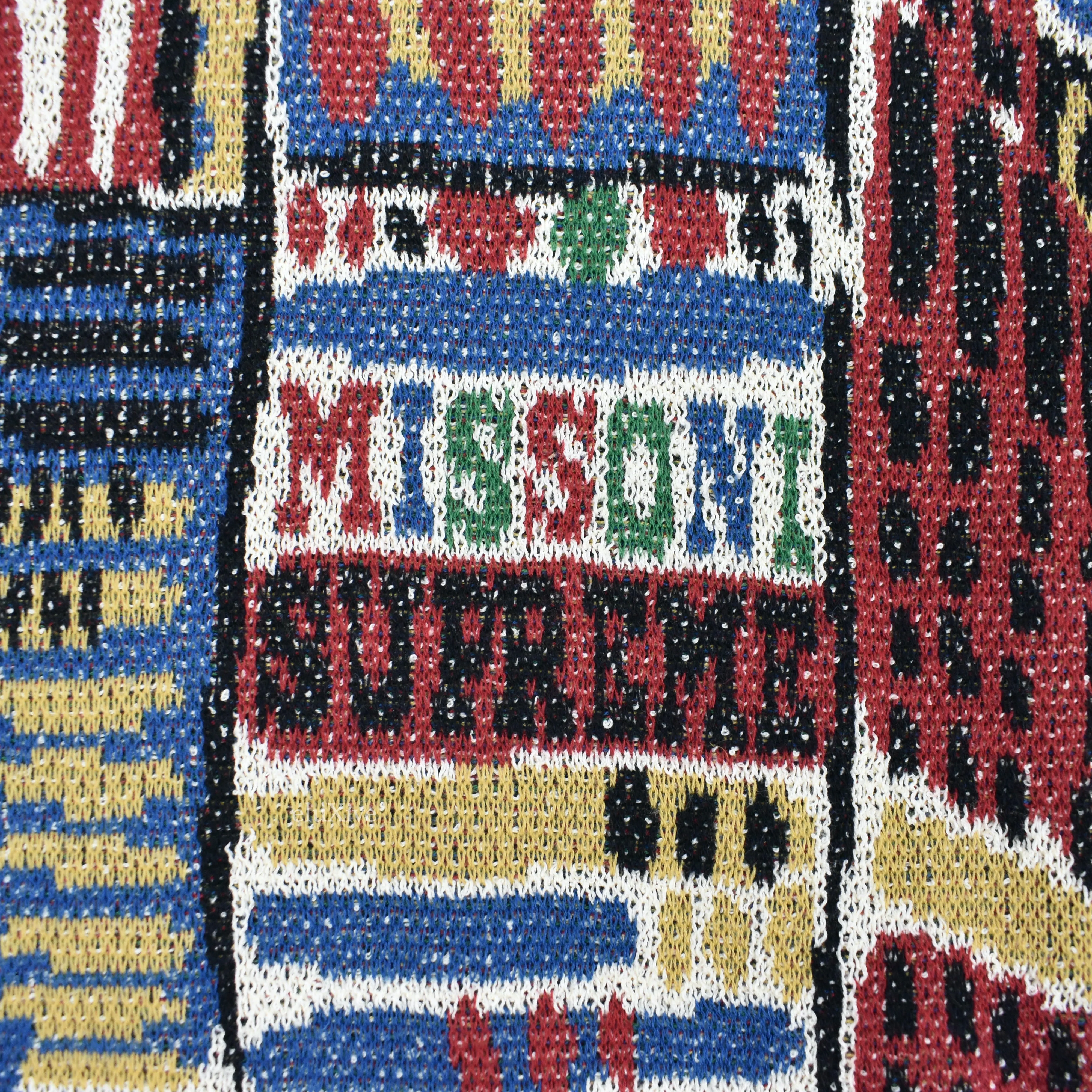 Supreme x Missoni - Multicolor Skyline Jacquard Logo Knit Sweater